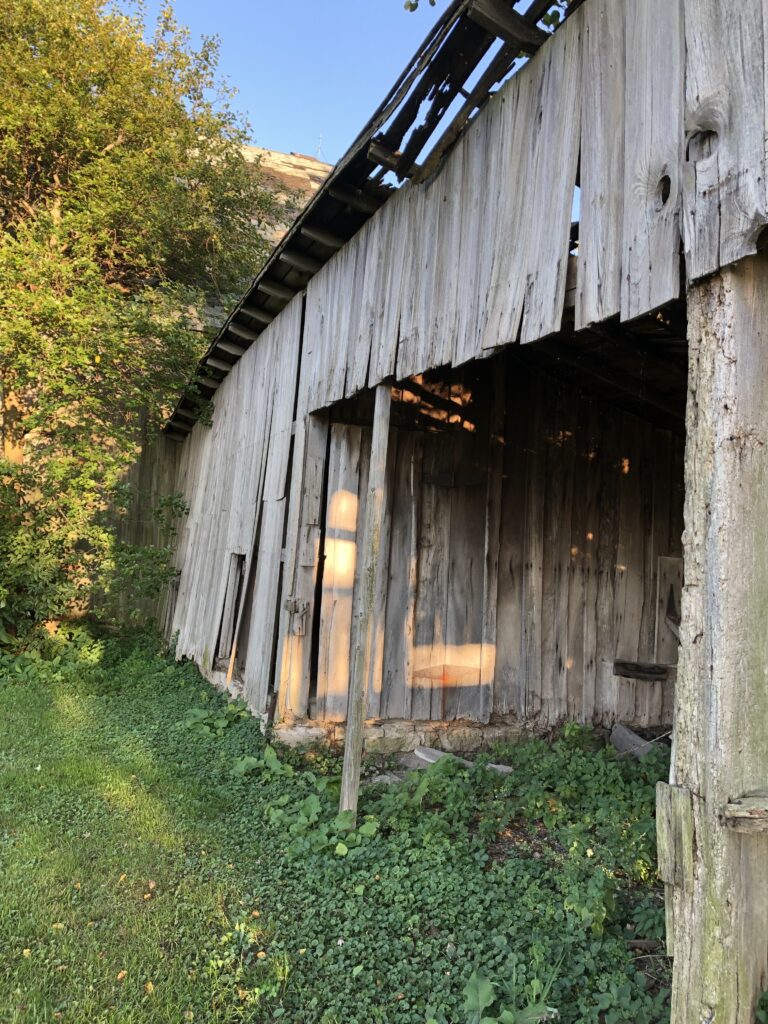 The actual 1872 barn